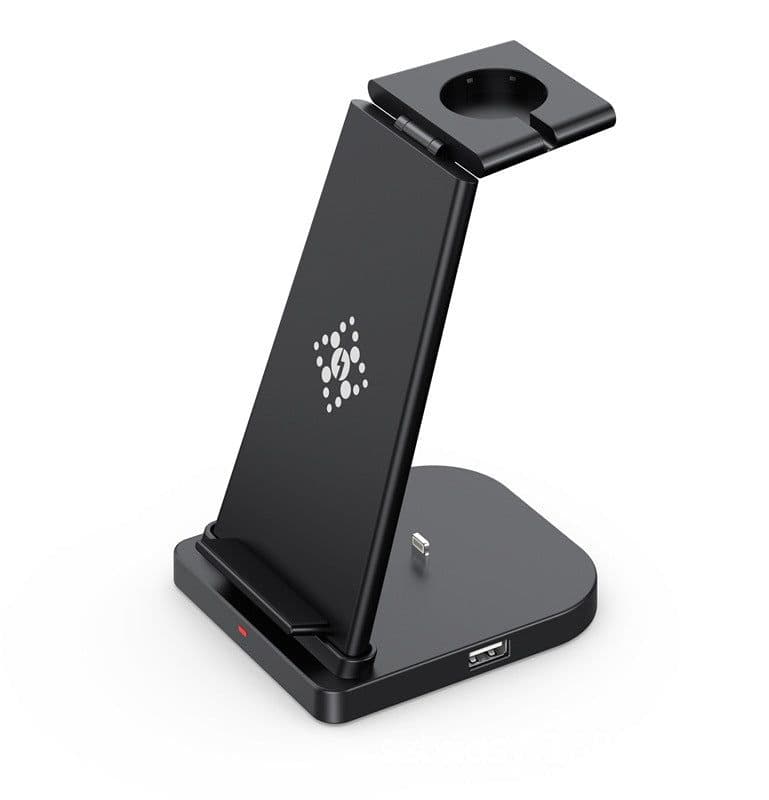image-Hot-selling private model three-in-one wireless charger Easy to disassemble and install wireless charger 15W fast charge wireless charger