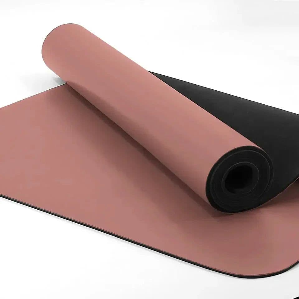 image-Leather & Rubber Custom Print Yoga Mat