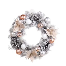 image-Pine Cone Christmas Wreath Home Decoration