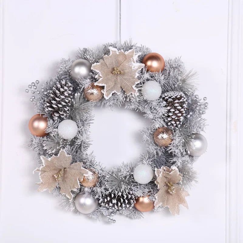 image-Pine Cone Christmas Wreath Home Decoration