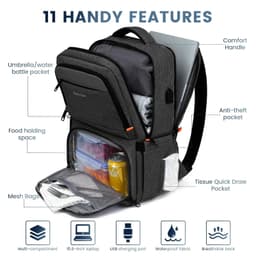 image-Waterproof Insulated Cooler Backpack Black
