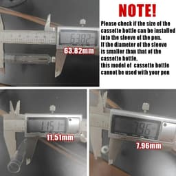 image-Medical Aesthetics Magic Pen Insulin Cartridges 3ml Empty Cassette Bottle for Lilly Insulin Injection Pen Tattoo Pen 1-10Pcs