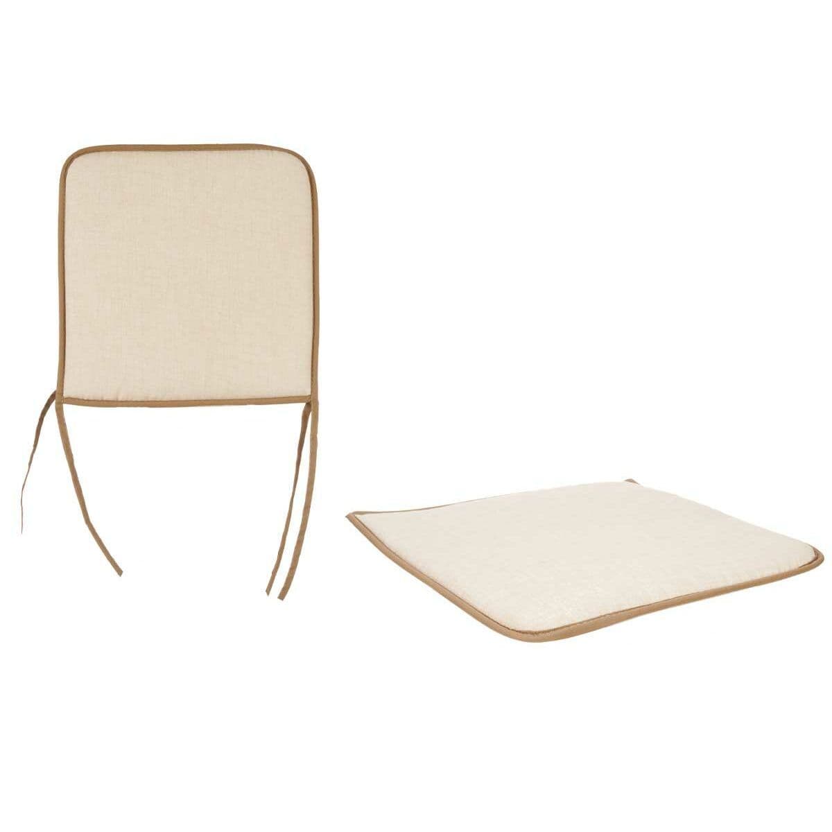 image-Chair cushion Gift Decor 38 x 2,5 x 38 cm (4 Units)