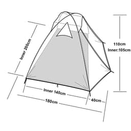 image-Desert Fox Camping Tent 2 Persons