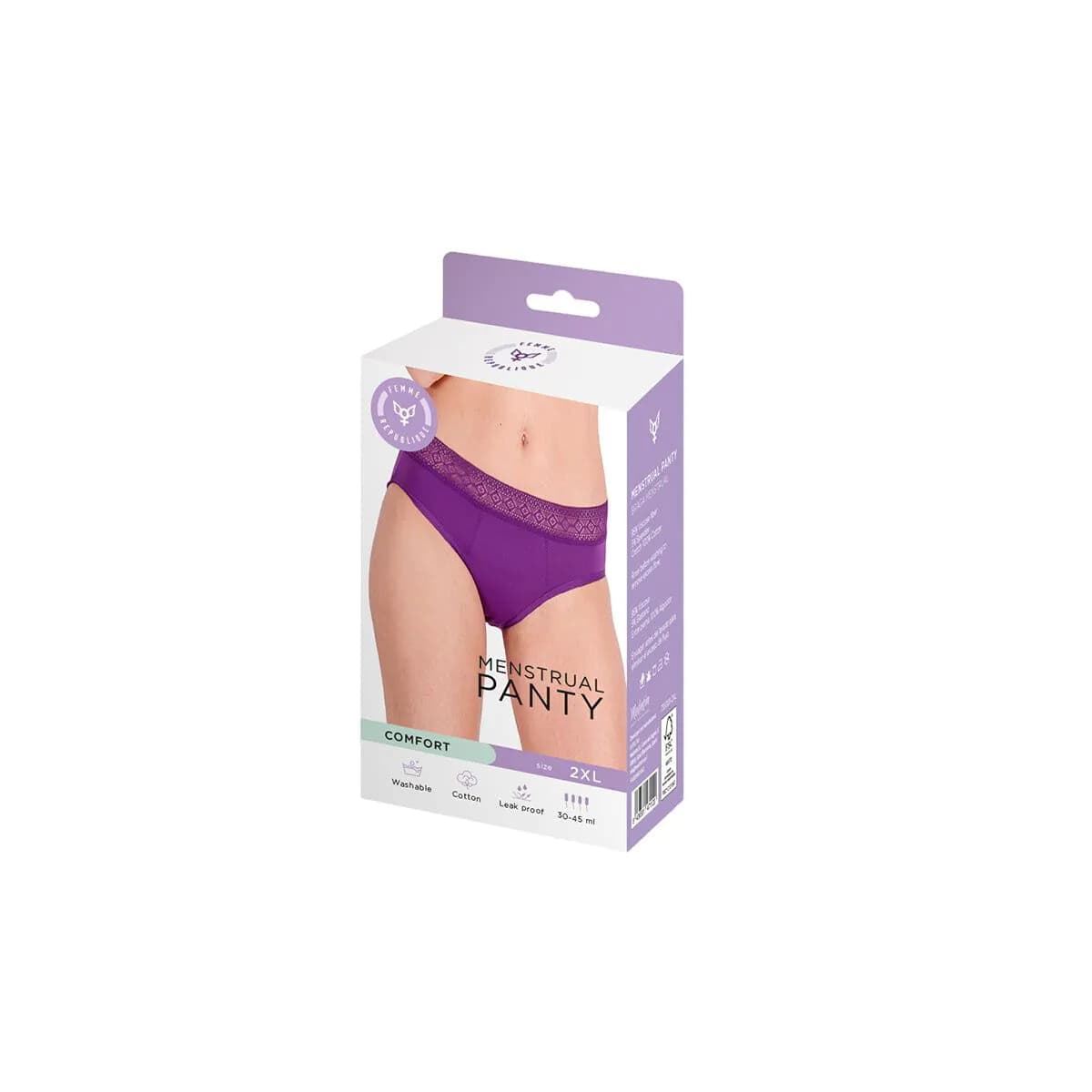 image-Menstrual panties Femme Republique Lilac