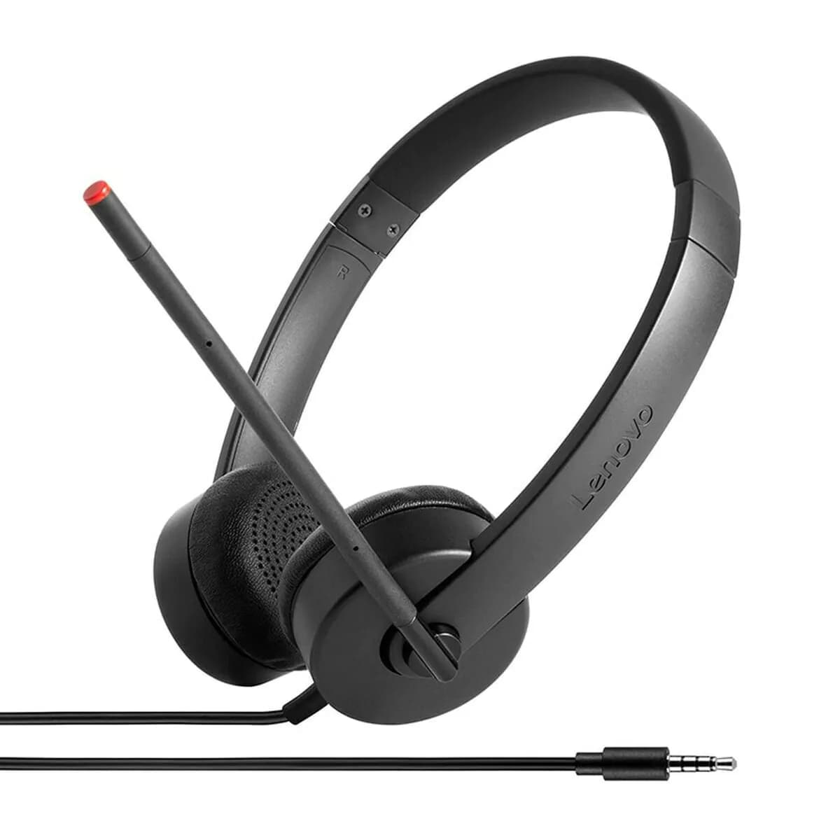 image-Headphones Lenovo Stereo Analog Black