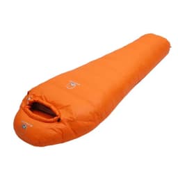image-Goose Down Mummy Sleeping Bag Orange