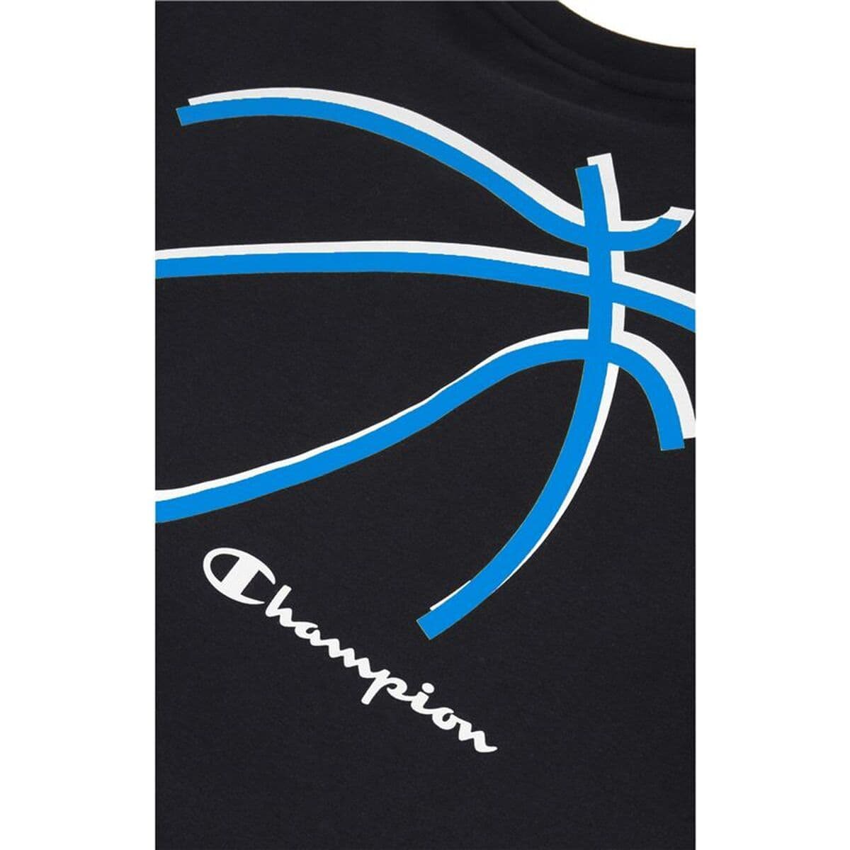 image-Men’s Sweatshirt without Hood Champion Basket Graphic M Black