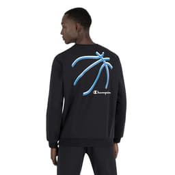 image-Men’s Sweatshirt without Hood Champion Basket Graphic M Black