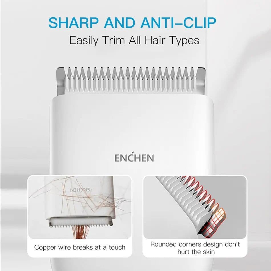 image-Boost Professional Cordless Hair Clipper Fast Type C Charging White