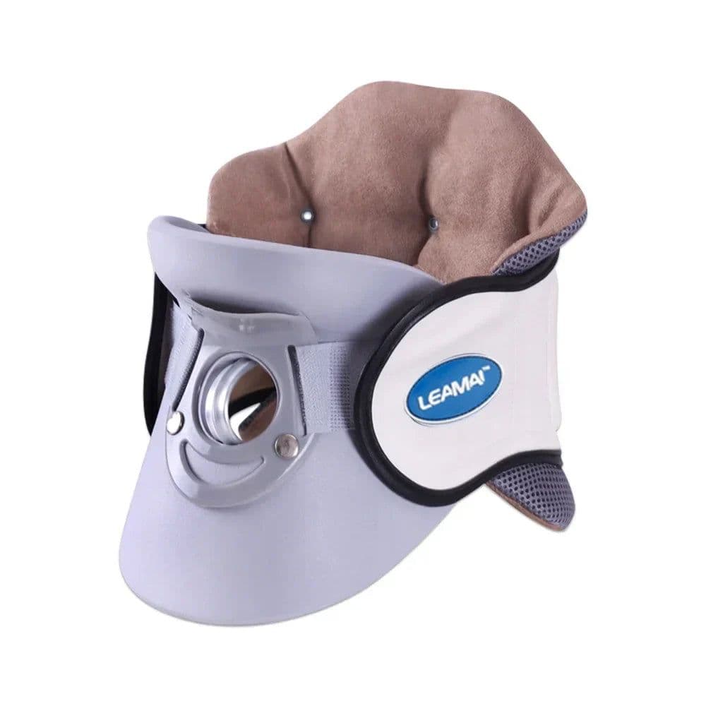image-Inflatable Cervical Neck Brace Spine Traction Support White