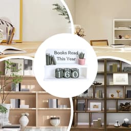image-Books Read This Year Counter Bookish Track Shelf Ornament Books Read This Year for Home Librarian Classroom Women Men Kids