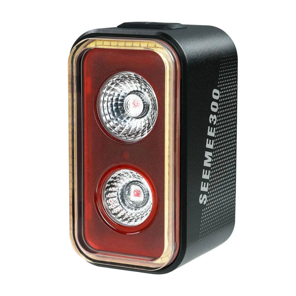 image-300 Lumen Smart Bike Taillight USB-C Rechargeable Light Black