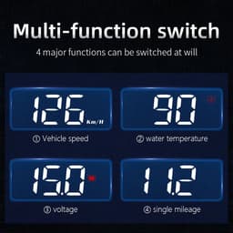 image-M3 Car HUD Display High Definition Windshield Projection Black
