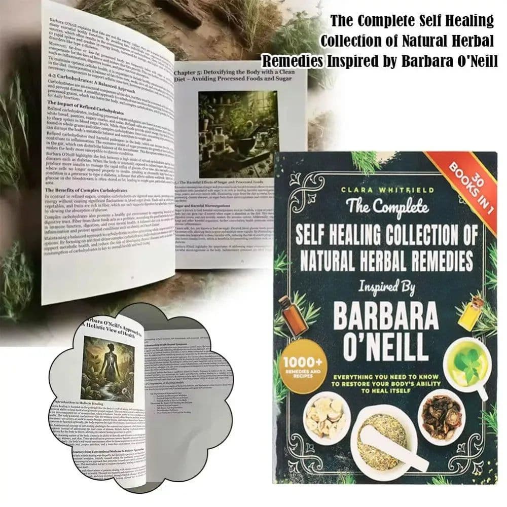 image-Self Healing Collection Of Natural Herbal Remedies Best-selling Healthy Diet Recipes Book Help To Restore Physical Functions