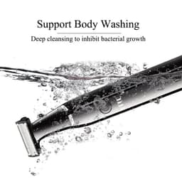 image-Rechargeable Electric One Blade Trimmer Hair Grooming Clipper Black