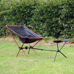 image-Multi-Use Portable Chair with Retractable Footrest