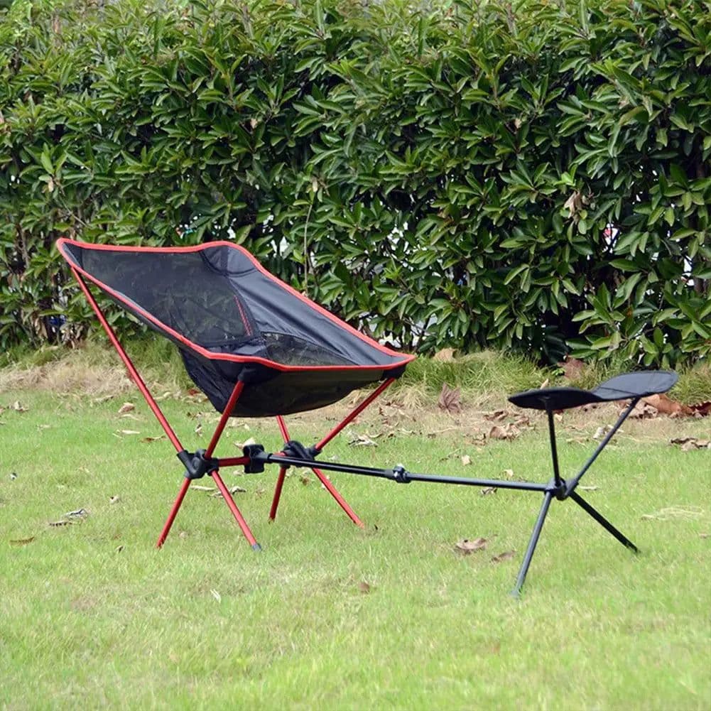 image-Multi-Use Portable Chair with Retractable Footrest