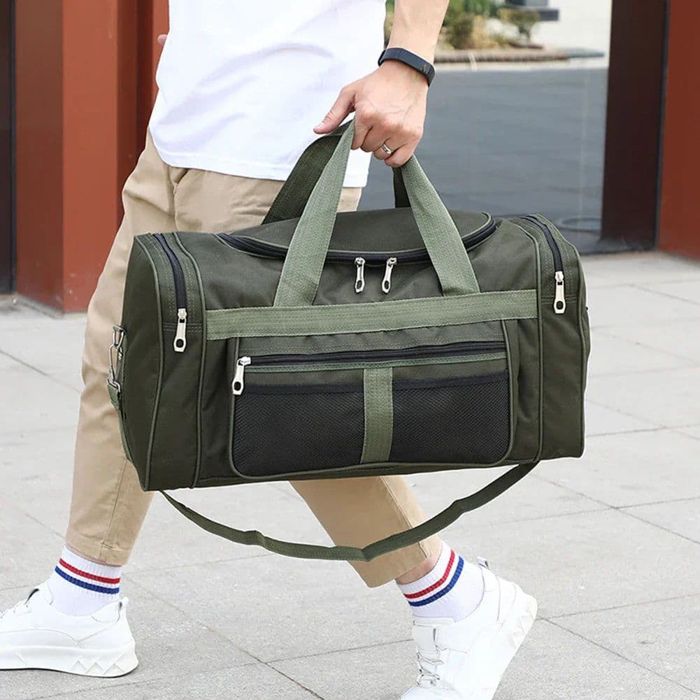 image-Oxford Travel Sports Bag Dry/Wet Separation Green