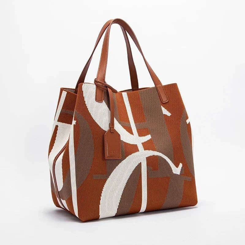 image-Womens Large Capacity PU Shoulder Bag (Style11)
