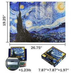 image-1000 Pieces Jigsaw Puzzle for Van Gogh Starry Night
