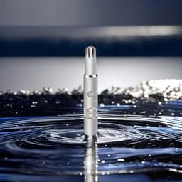 image-Smooth And Clean Stainless Steel Manual Nose Hair Trimmer for Men Silver