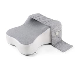 image-Orthopedic Memory Foam Leg Pillow with Adjustable Strap Grey