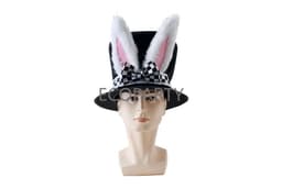 image-White Rabbit Hat Cosplay Set Easter Halloween