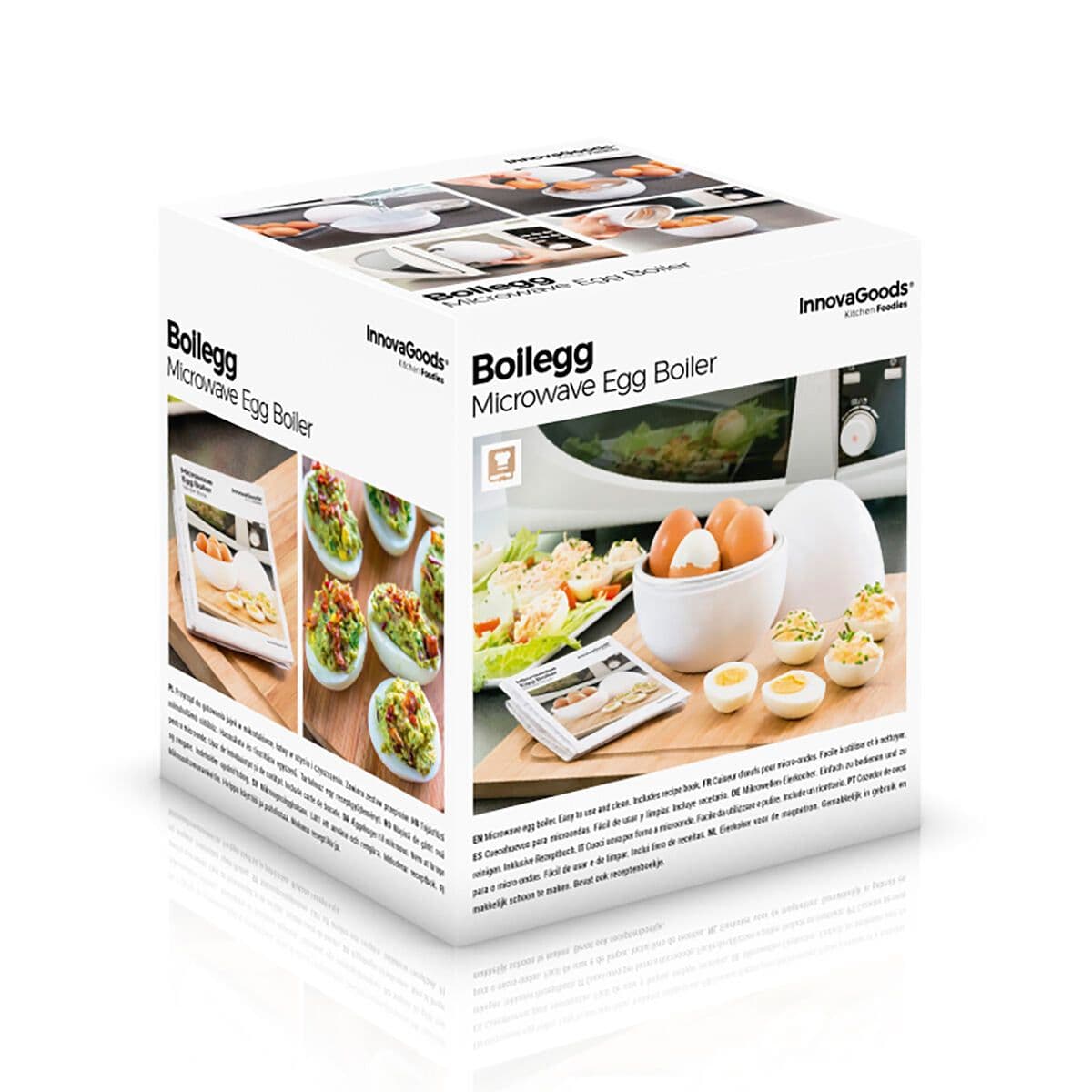 image-Microwave Egg Boiler with Recipe Booklet Boilegg InnovaGoods