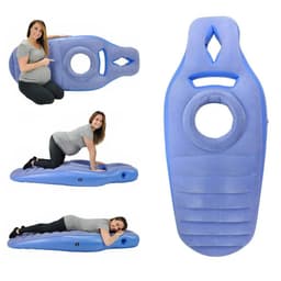 image-Flocking Air Mattress Yoga Mat for Pregnant Women