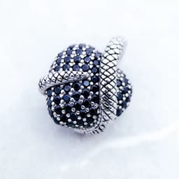 image-Pendant Black Heart Snake Brand Fashion Vintage Jewelry 925 Sterling Silver Europe Accessories Gift For Women