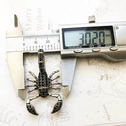 image-Pendant Scorpion Black,Brand New Fashion Jewelry Europe 925 Sterling Silver Accessories Gift For Woman Rebel Men