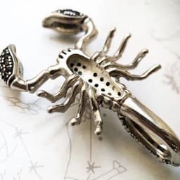 image-Pendant Scorpion Black,Brand New Fashion Jewelry Europe 925 Sterling Silver Accessories Gift For Woman Rebel Men