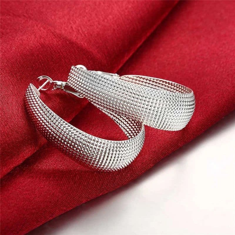 image-DOTEFFIL New 925 Sterling Silver Earring Women Earrings For Wedding Gift Fine Europe Jewelry Christmas Gift Engagement Party