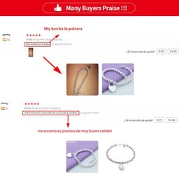 image-DOTEFFIL 925 Sterling Silver Heart Lock 6mm Beads Chain Bracelets Jewelry Women Top Quality Lovers Bracelets Christmas Gift