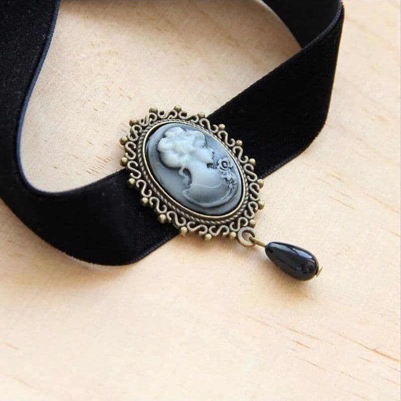 image-RscvonM Gothic Jewelry Vintage Lace Necklaces & Pendants Women Accessories Choker Necklace False Collar Statement Necklaces