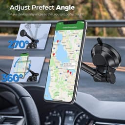 image-Magnetic Car Phone Mount Universal Suction Cup Car Phone Holder Magnet Mobile Phone Support Stand for iPhone 12 11 X Samsung S10