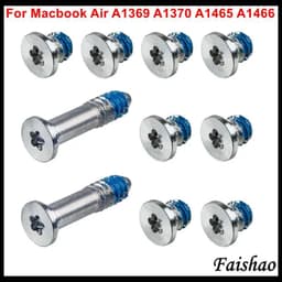 image-Faishao 100pcs/10sets Bottom Case Cover Screws For Apple MacBook Air 11" 13" A1369 A1370 A1465 A1466 with Free Screwdriver