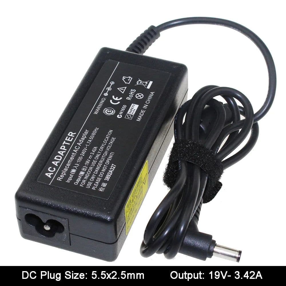image-19V 3.42A 5.5*2.5mm Notebook AC Laptop Adapter Suitable For ASUS R33030 N17908 V85 Lenovo/BenQ/Acer Notebook Power Supply