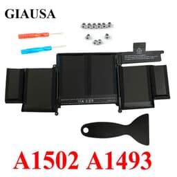 image-A1493 Battery For Apple MacBook Pro Retina 13 Inch A1502 2013 2014 Year ME864LL/A ME866LL/A ME865LL/A Free Base Screws