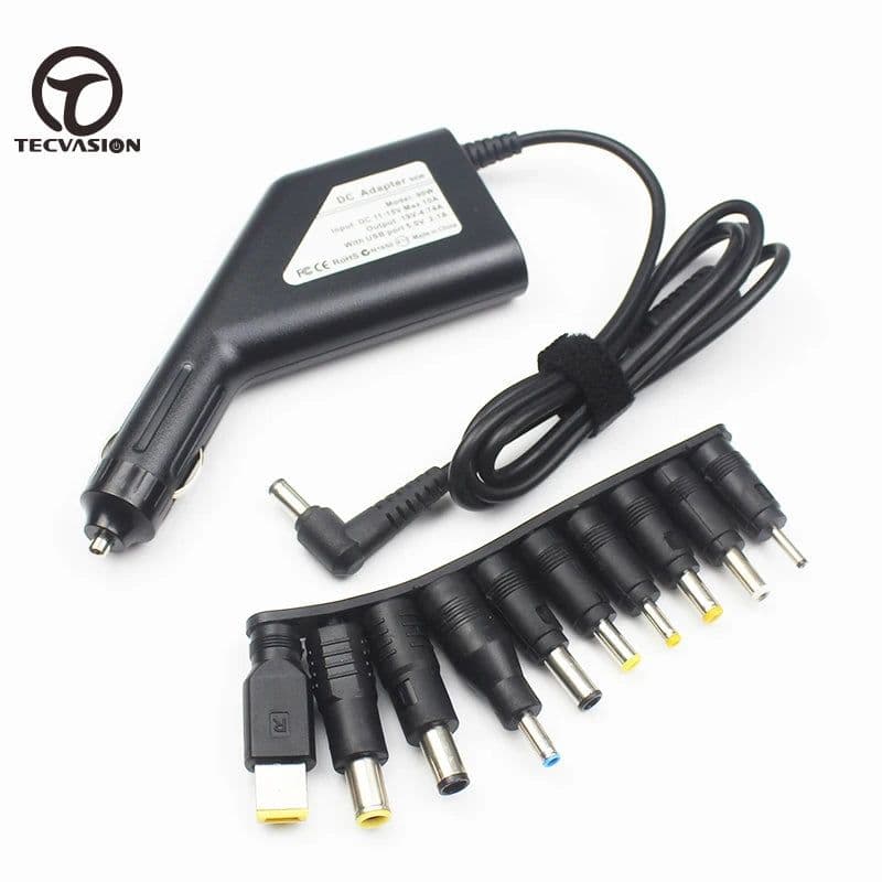 image-Multi-type 90W 19V 4.74A Power Supply Car Charger Laptop Adapter For ACER/DELL/Samsung/Lenovo/Asus USB 5V 2A for SmartPhone