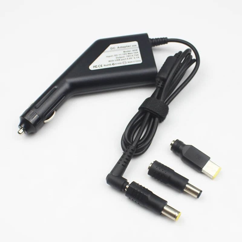 image-Multi-type 90W 19V 4.74A Power Supply Car Charger Laptop Adapter For ACER/DELL/Samsung/Lenovo/Asus USB 5V 2A for SmartPhone