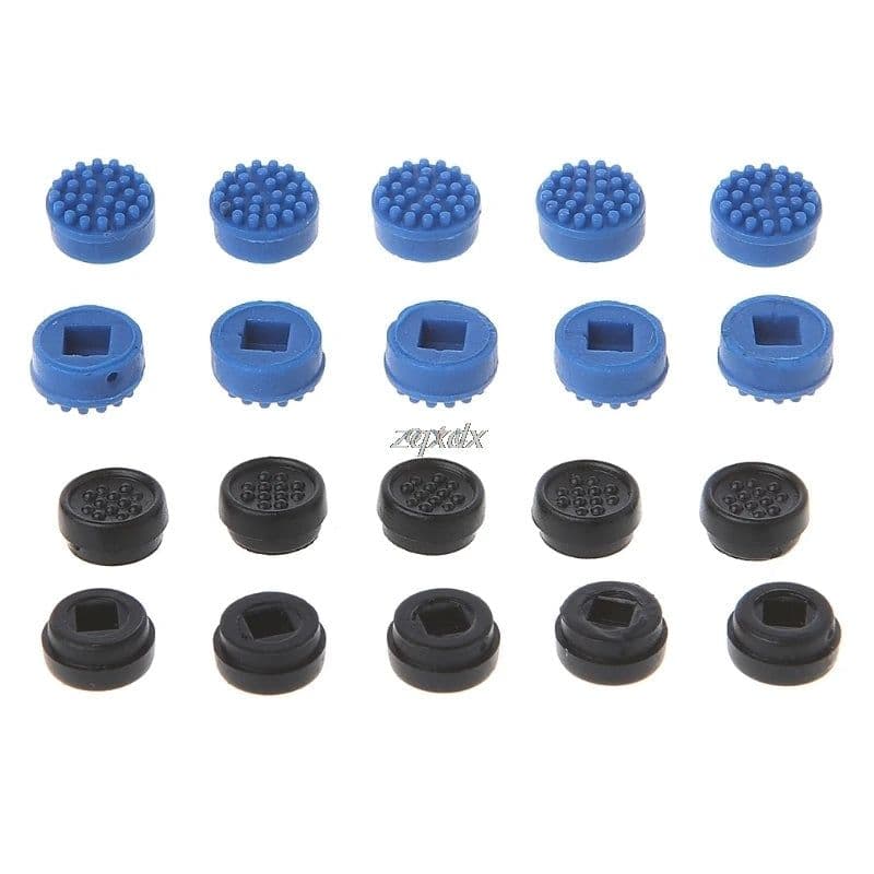 image-10PCS Trackpoint Pointer Mouse Stick Point Cap For DELL Laptop Keyboard Black/blue color Z09 Drop ship