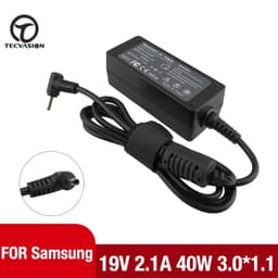 image-19V 2.1A 40W 3.0*1.0mm AC Laptop Adapter Power Charger For Samsung NP305U1A NP530U3B NP535U3C NP535U4C NP54 ATIV Book 9 P900X3F