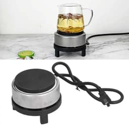 image-300W Mini Electric Stove Iron Hot Plate Tea Coffee Pot Warmer Heater for Home Office Dormitory Teapot Cup Warmer CN Plug 220V