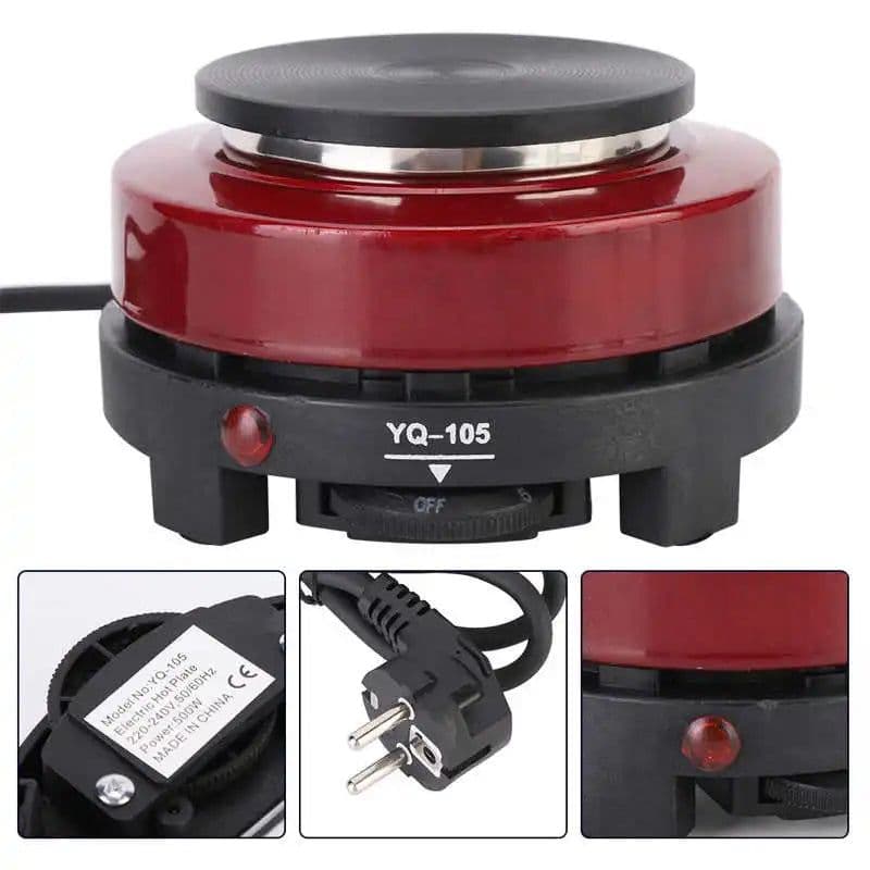 image-Mini Electric Stove Hot Plate Multifunction Induction Cooker Kitchen Cooking Plate Water Coffee Tea Heater EU Plug 220V 500W