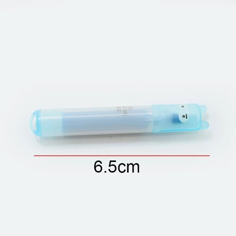 image-6PCS/Set Rabbit Mini Fluorescent Highlighter Pen Kawaii Chalk Marker Pens Stationery Material Escolar Papelaria School Supplie