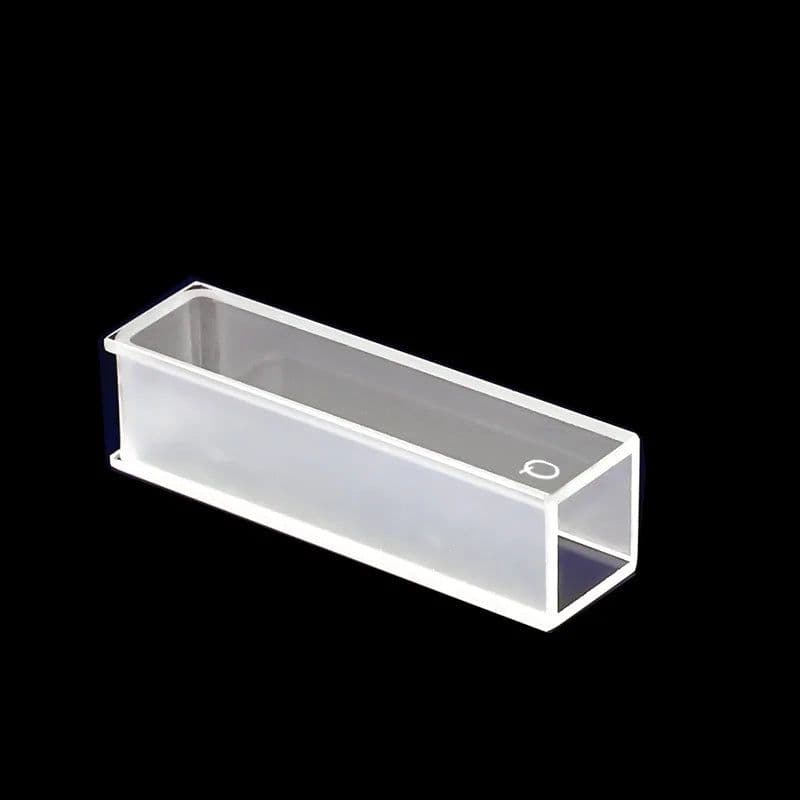 image-2 PCS quartz cuvette cells with lid 10mm path length JGS1 for spectrophotometer lab