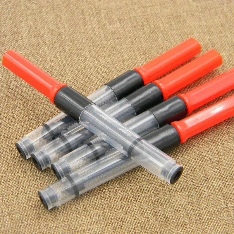 image-5Pcs 3.4mm Meet international standards Plastic Pump Cartridges Fountain Pen Converter