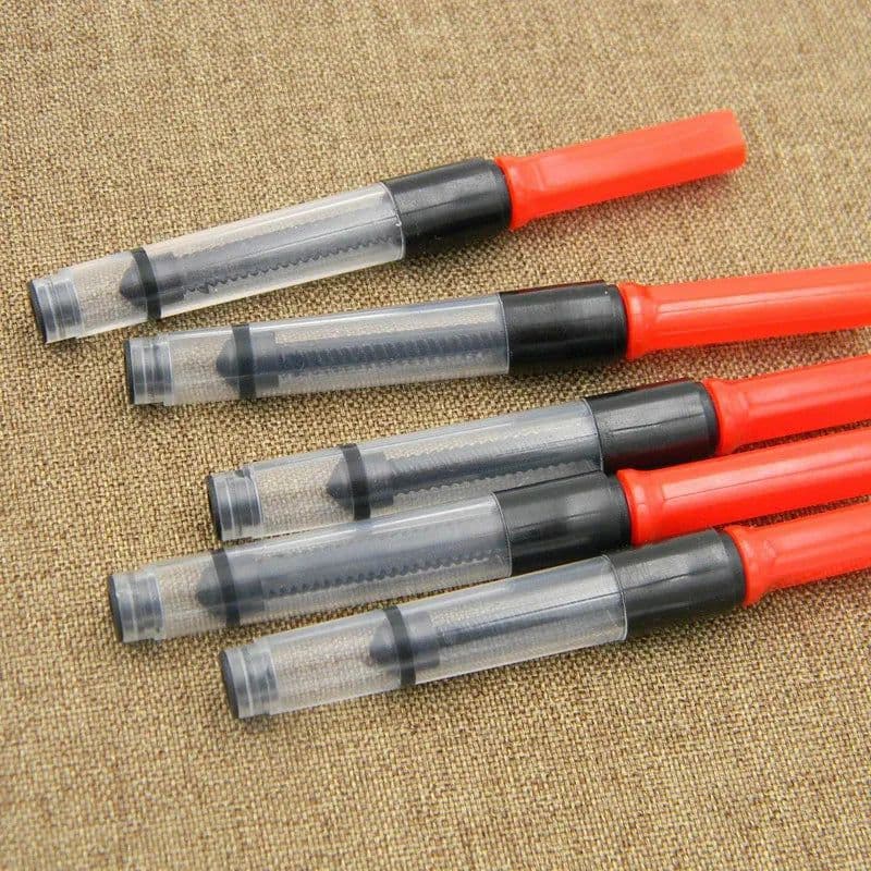 image-5Pcs 3.4mm Meet international standards Plastic Pump Cartridges Fountain Pen Converter